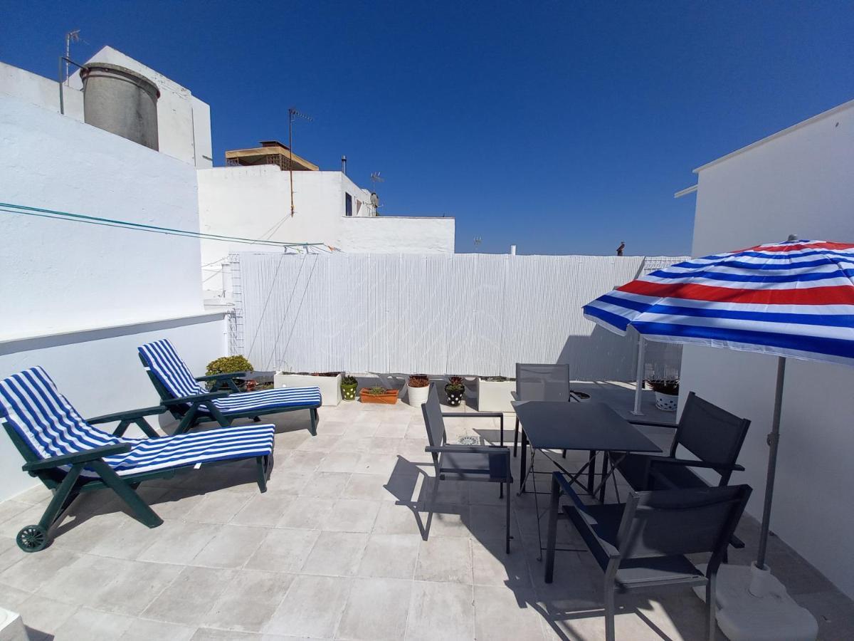Casa Malakita With Private Seaview Roof Terrace Apartment Conil De La Frontera Bagian luar foto
